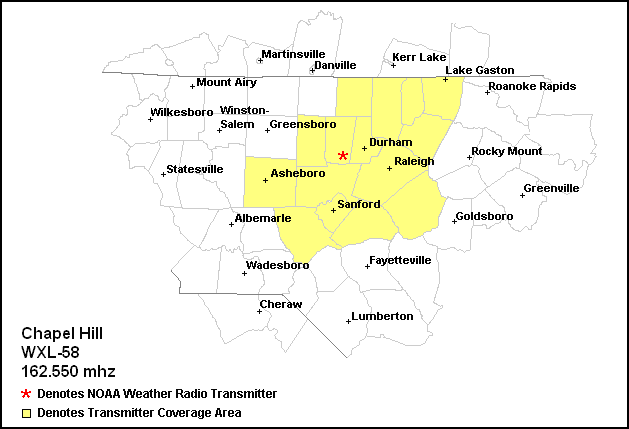 WXL-59 Transmitter Coverage